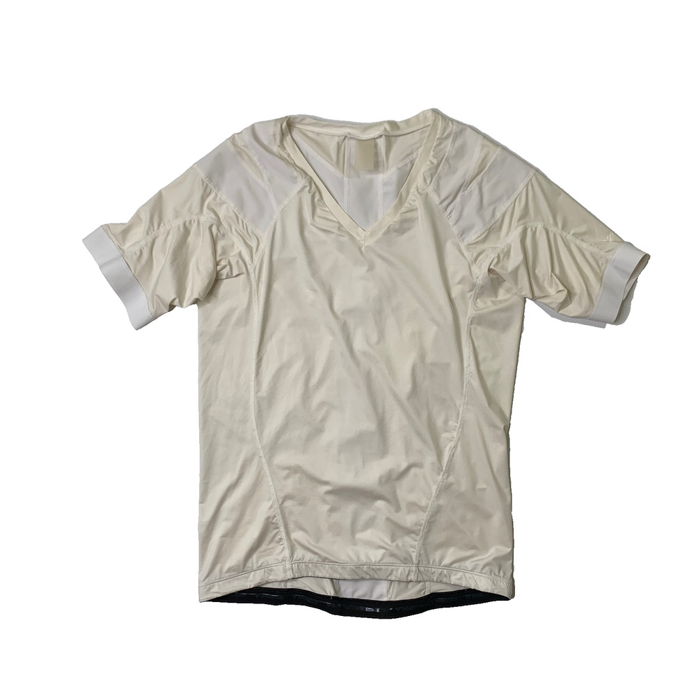Intelliskin T Shirt Mens M Medium Tan Travel Pro V Neck Short Sleeve Compression